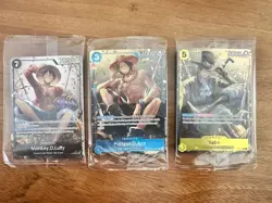 One piece mini tin promo vol 2 Set Of 3 Op-13 ENGLISH Luffy, Sabo, Ace - Image 1