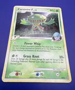 ⭐Carnivine G DP42 Diamond and Pearl Holo - Pokemon Card Moderate Play Mp - Image 3