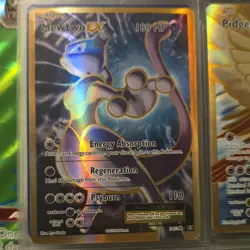 Pokemon Mewtwo EX 103/108 Holo Basic Psychic 2016 English Pokemon TCG Card - Image 1