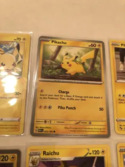 Lot of 8 Pikachu and Raichu Pokemon Cards - Image 4