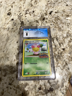 Pokemon TCG Cherrim 2009 Rumble 2/16 Graded Card - CGC 8 - Image 1