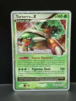 Pokemon TCG Torterra LV.X Holo Card 122/130 Diamond and Pearl Ultra Rare - Image 1