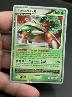 Pokemon TCG Torterra LV.X Holo Card 122/130 Diamond and Pearl Ultra Rare - Image 2