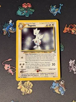 Pokemon Cards Togetic 16/111 Holo Rare Neo Genesis UNLIMITED WOTC - (NM-) - Image 1