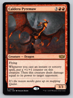 Caldera Pyremaw - Commander Tarkir: Dragonstorm - MTG - Image 1