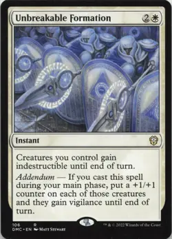 Unbreakable Formation R Commander: Dominaria United 106 - MTG - Image 1