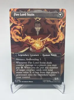 Magic MTG TLA The Rise of Sozin (Borderless) Avatar: The Last Airbender Regular - Image 4