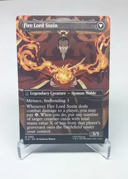 Magic MTG TLA The Rise of Sozin (Borderless) Avatar: The Last Airbender Regular - Image 5