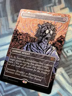 Textured Foil Mindslaver NM Unplayed Outlaws of Thunder Junction: Breaking News - Image 2
