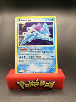 Pokemon Suicune Secret Wonders 19/132 Holo Rare MP Swirl - Image 1