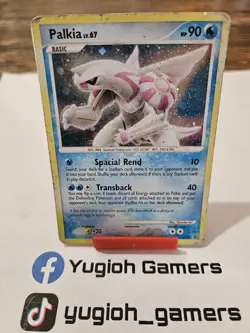 Pokemon Palkia DP27 Diamond And Pearl Promos Holo Played - Image 1