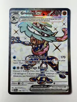 Pokemon: Greninja EX Ultra Rare Holo Twilight Masquerade 198/167 (Near Mint) - Image 1