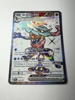 Pokemon: Greninja EX Ultra Rare Holo Twilight Masquerade 198/167 (Near Mint) - Image 2