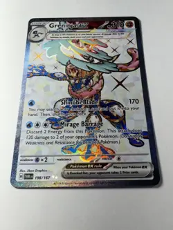 Pokemon: Greninja EX Ultra Rare Holo Twilight Masquerade 198/167 (Near Mint) - Image 3