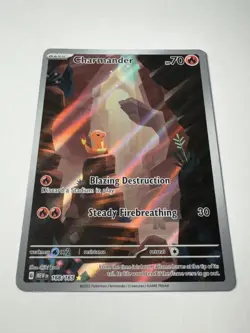 Pokemon: Charmander SV 151 IR Illustration Rare 168/165 (Near Mint) - Image 2