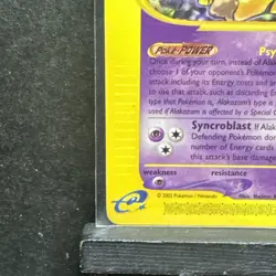 Alakazam 33/165 Rare Expedition Base Set Pokemon Lightly Played - Image 5