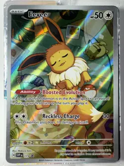 Pokemon: Eevee Promo 173 Holo Prismatic Evolutions (Near Mint) FACTORY SEALED - Image 2