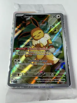 Pokemon: Eevee Promo 173 Holo Prismatic Evolutions (Near Mint) FACTORY SEALED - Image 3