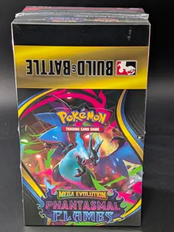 Pokemon TCG Phantasmal Flames - Build And Battle Display Sealed (10 Boxes) - Image 1