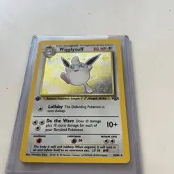 Pokemon TCG Wigglytuff 16/64 Jungle Holo Foil Rare 1st Edition WOTC 1999 Classic - Image 3