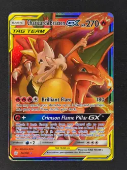 Charizard Braixen GX 22 Pokemon Cosmic Eclipse 2019 HP 🔥🔥🔥 - Image 1