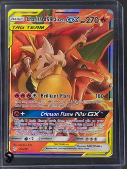 Charizard Braixen GX 22 Pokemon Cosmic Eclipse 2019 HP 🔥🔥🔥 - Image 3