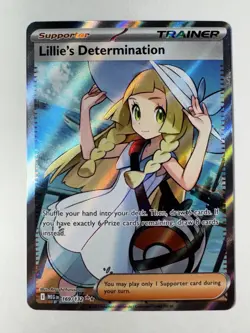 Pokemon: Lillie's Determination Ultra Rare Mega Full Art 169/132 (Near Mint) - Image 1