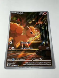 Pokemon: Vulpix Illustration Rare IR Holo Mega Evolutions 138/132 (Near Mint) - Image 2