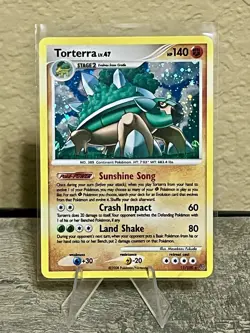 Torterra Holo 11/100 Pokemon TCG Stormfront MP - Image 1