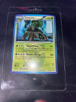 Pokemon TCG Torterra Black and White Plasma Storm 3/135 Regular Rare - Image 1