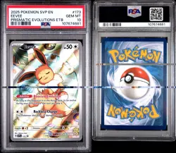 Pokemon Eevee 2025 SVP 173 ETB Black Star Promo PSA 10 Prismatic Evolutions Gem - Image 3