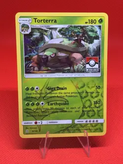 Torterra 9/156 League Stamped Promo Reverse Holo Ultra Prism Pokemon TCG NM - Image 1