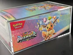 Pokemon TCG S&V Prismatic Evolutions Booster Bundle Display Case w/Acrylic Case - Image 4