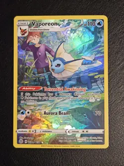 Vaporeon TG02/TG30 Brilliant Stars Sword & Shield Holo Rare Pokemon TCG NM - Image 2