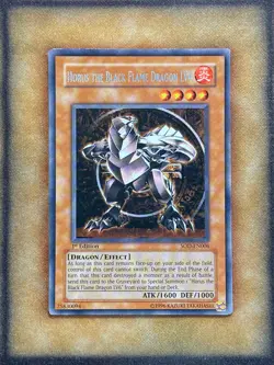 Yugioh Horus the Black Flame Dragon LV4 SOD-EN006 Rare 1st Ed NM - Image 1