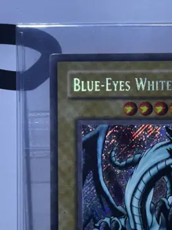 Yugioh Blue-Eyes White Dragon BPT-003 Limited Ed Secret Rare Reverse Foil MP - Image 2