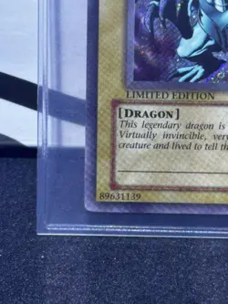 Yugioh Blue-Eyes White Dragon BPT-003 Limited Ed Secret Rare Reverse Foil MP - Image 5