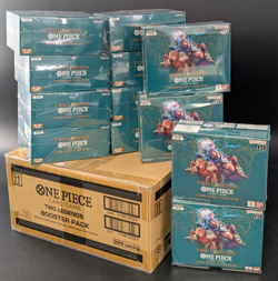 Lot (12) One Piece OP-08 Two Legends Booster Boxes Sealed English Open Case - Image 1