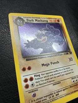 #2 Dark Machamp 10/82 Team Rocket 2000 Holo Rare WOTC Pokemon Card TCG NM/LP - Image 3