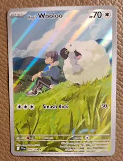 Hop's Wooloo Holo 170/159 Sv09: Journey Together Holo IR NM Pokemon Card 2025 - Image 1