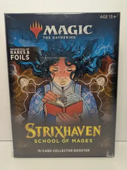 Magic The Gathering STRIXHAVEN School of Mages 15-Card Collector Booster Box - Image 1