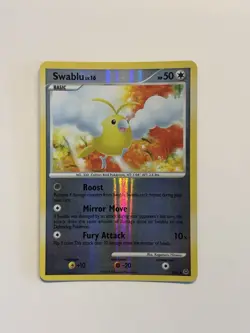 Swablu Reverse Holo Secret Rare SH5 Platinum Pokemon Card Near mint Condition - Image 1