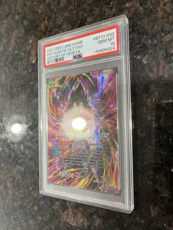 SS4 Vegeta Ultimate Evolution Alt Art Foil Dragon Ball Super Card Game | PSA 10 - Image 2