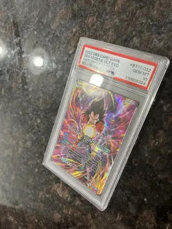 SS4 Vegeta Ultimate Evolution Alt Art Foil Dragon Ball Super Card Game | PSA 10 - Image 5