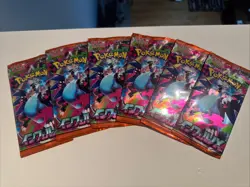 6x Inferno X Pokemon Mega Booster Pack Lot Japanese SEALED Cards - US SELLER - Image 1