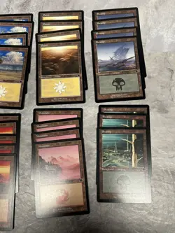MTG Dominaria Remastered Retro Basic Land 36 card Lot Pack Fresh - Image 3