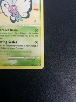 Pokemon Card Butterfree 14/106 D&P Great Encounters Non-Holo Rare - Image 5