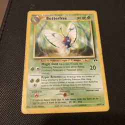 Butterfree Neo Discovery Non-Holo Rare unlimited Pokemon Card 19/75 - Image 1