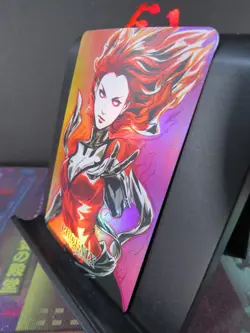 Phoenix Jean Grey Marvel Art Card Rare Holo Collectible Comic Character X-Men - Image 2