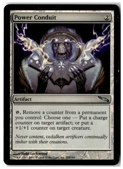 MTG Foil Power Conduit - Mirrodin Moderately Played English - Image 1